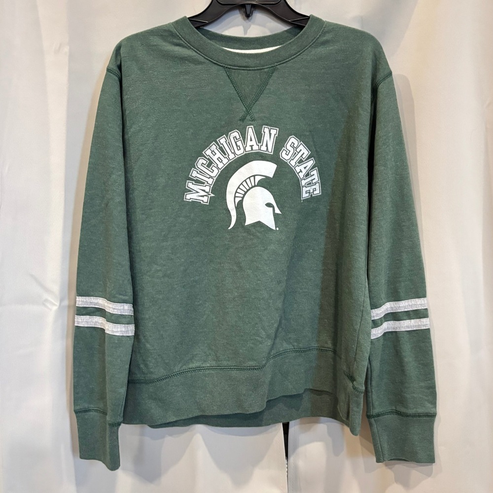 Alta Gracia Michigan State Spartans Sweatshirt Green XL Collegiate Varsity 19376